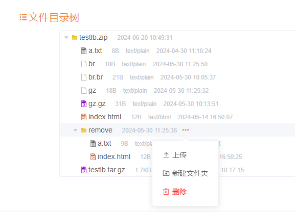 静态资源目录树