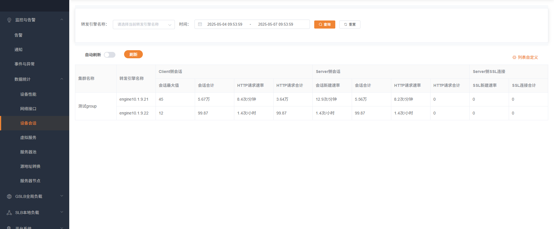 设备会话