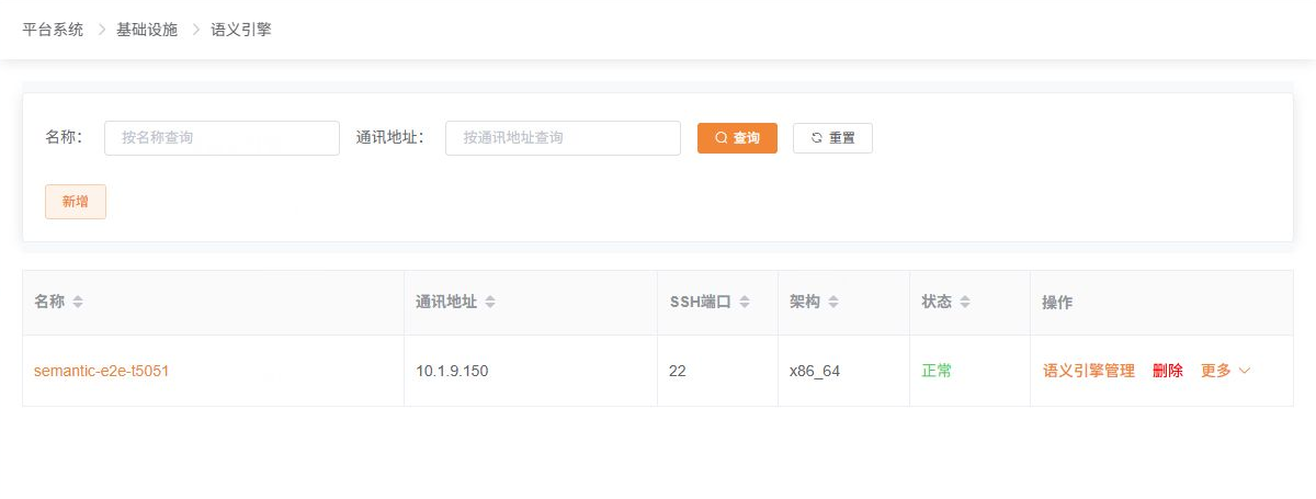 语义引擎列表